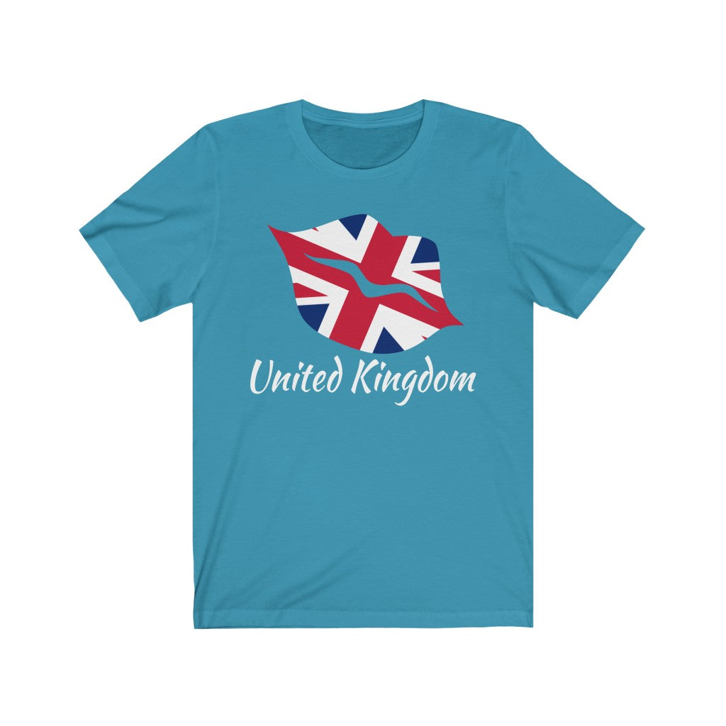 United Kingdom Lips Flag Premium Tee 2 - Unisex