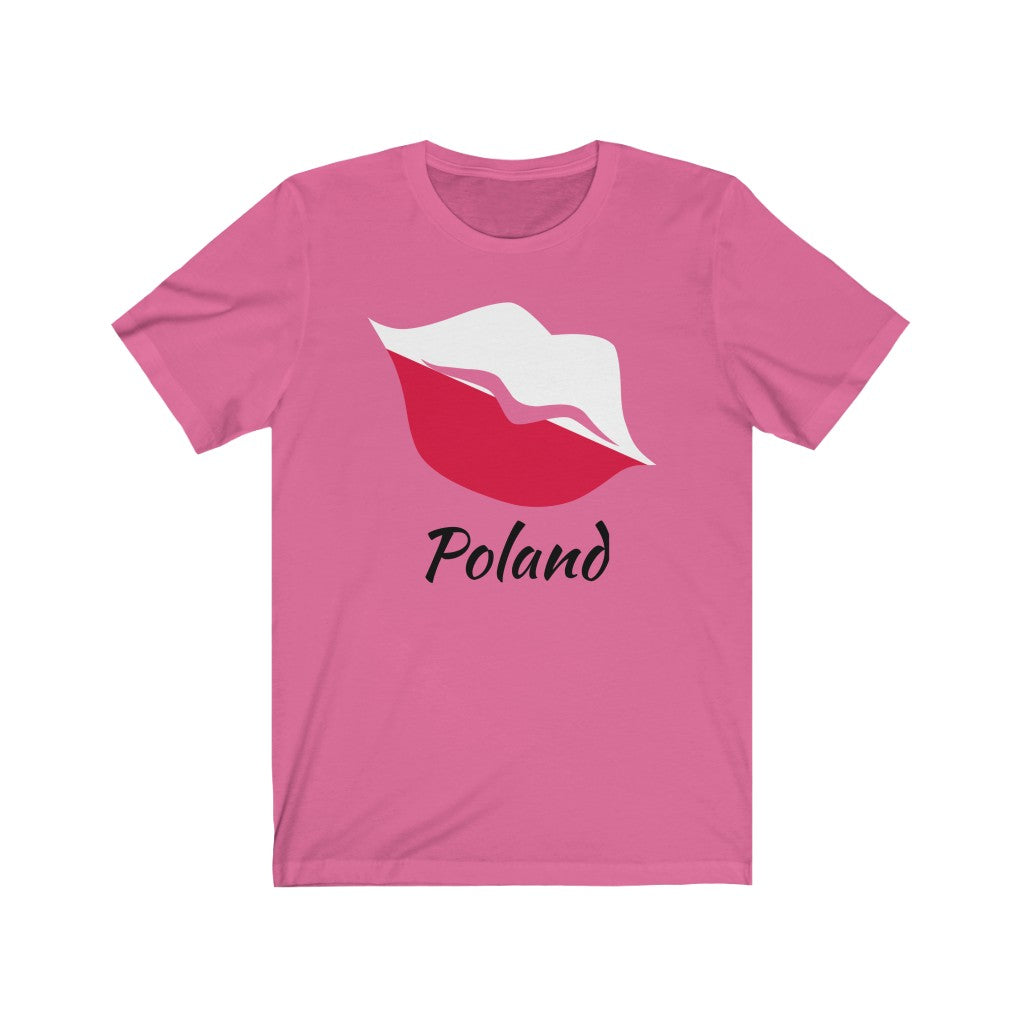 Poland Lips Flag Premium Tee 1 - Unisex