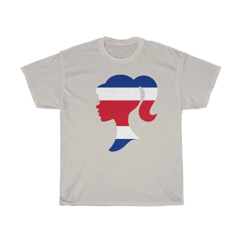 Costa Rica Girl Flag Standard Tee - Unisex