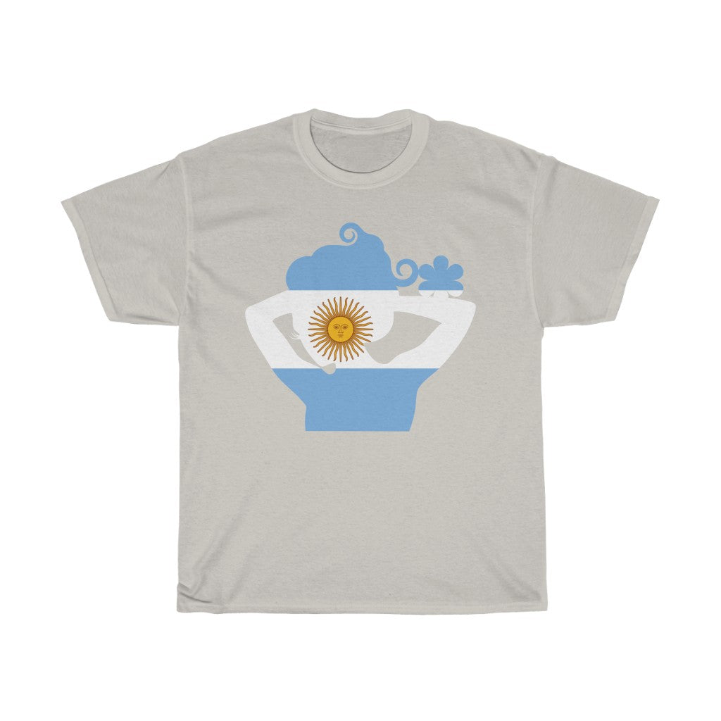 Argentina Lady Flag Standard Tee - Unisex