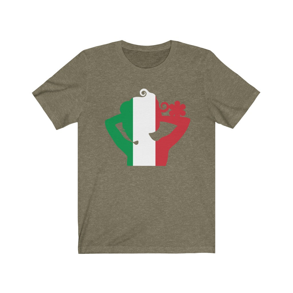 Italy Lady Flag Premium Tee - Unisex