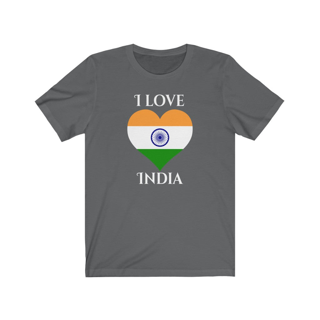 India Heart Flag Premium Tee 2 - Unisex