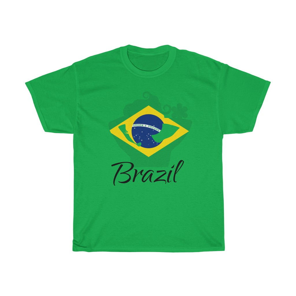 Brazil Lady Flag Standard Tee 1 - Unisex