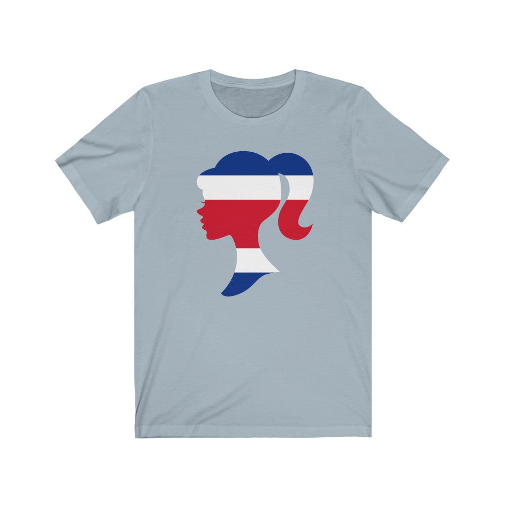 Costa Rica Girl Flag Premium Tee - Unisex