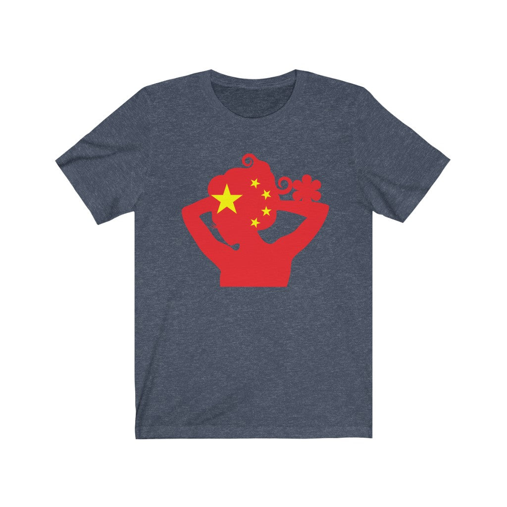 China Lady Flag Premium Tee - Unisex