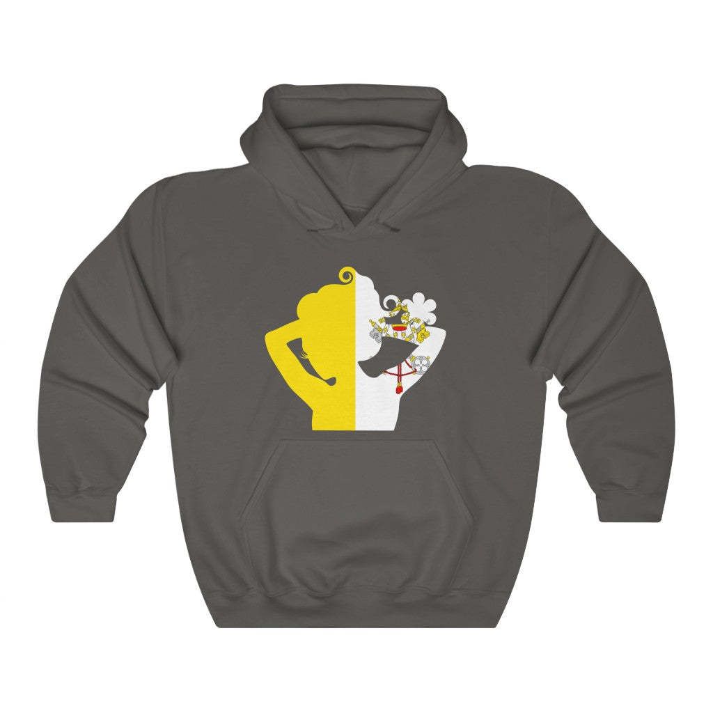 Holy See Lady Flag Hoodie Sweatshirt - Unisex