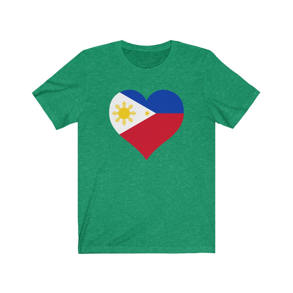 Philippines Heart Flag Premium Tee - Unisex