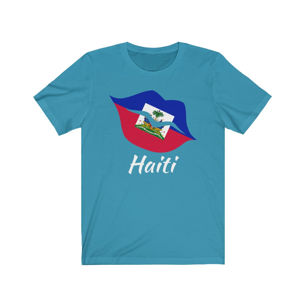 Haiti Lips Flag Premium Tee 2 - Unisex