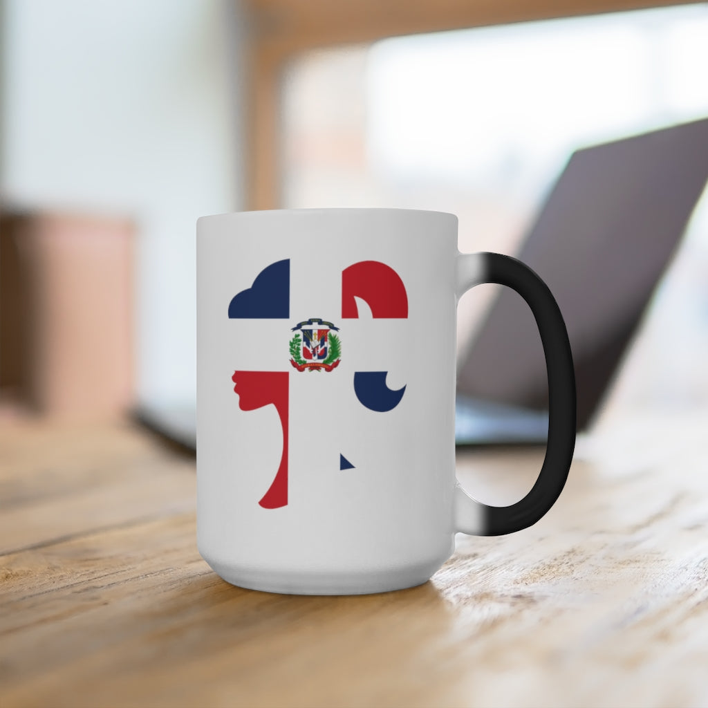 Dominican Republic Girl Color Changing Mug