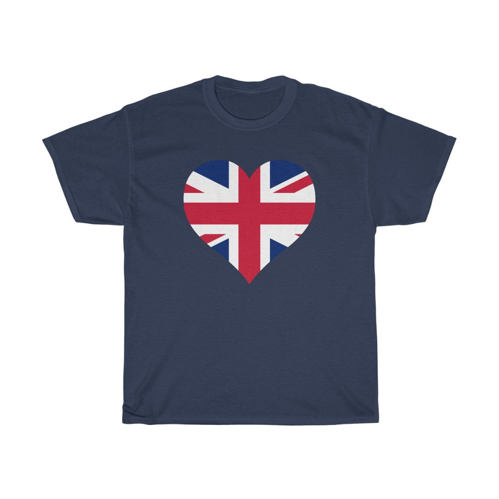 United Kingdom Heart Flag Standard Tee - Unisex