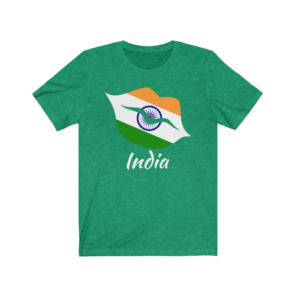 India Lips Flag Premium Tee 2 - Unisex