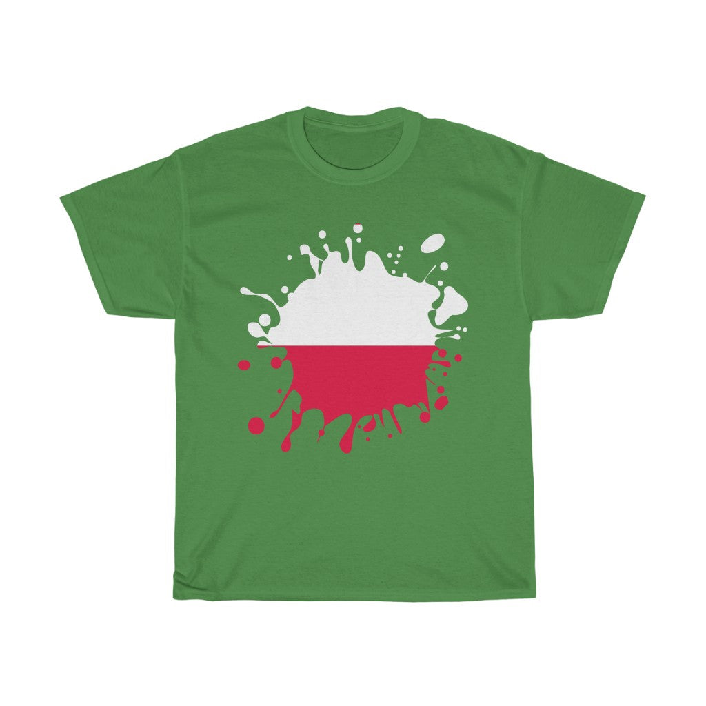 Poland Splat Flag Standard Tee - Unisex