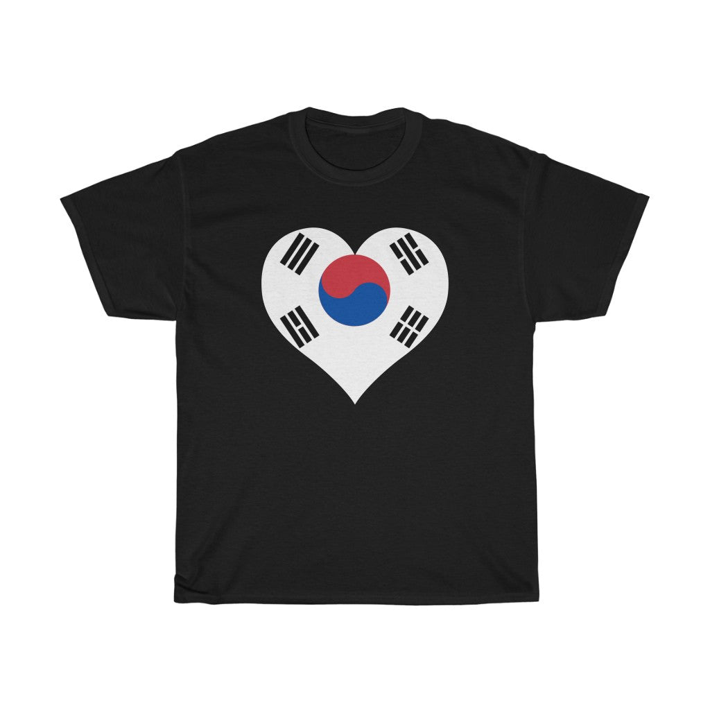South Korea Heart Flag Standard Tee - Unisex