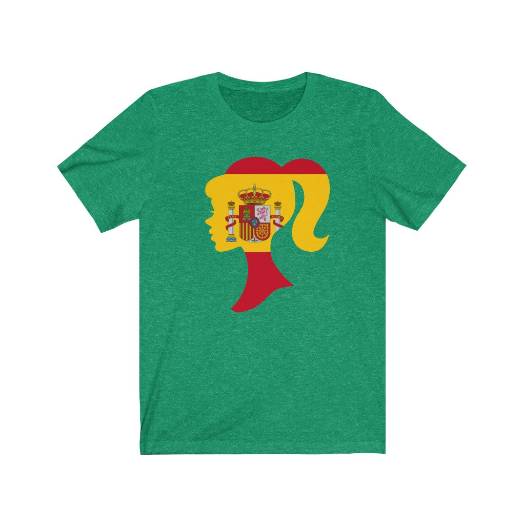 Spain Girl Flag Premium Tee - Unisex