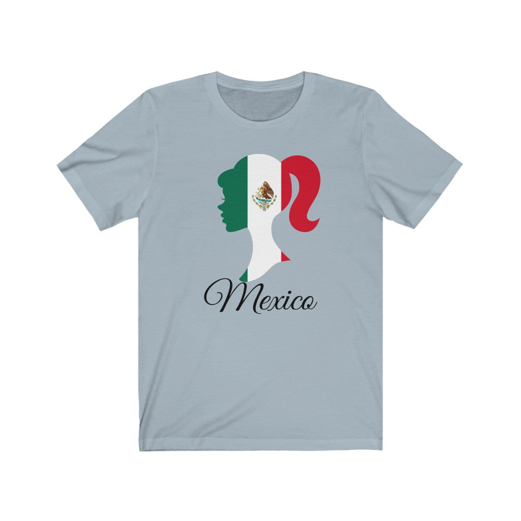 Mexico Girl Flag Premium Tee 1 - Unisex