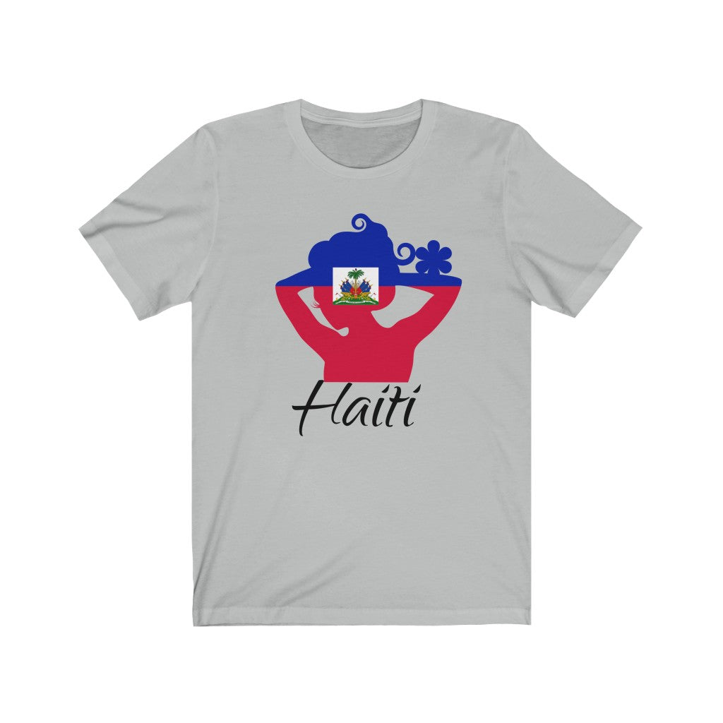 Haiti Lady Flag Premium Tee 1 - Unisex