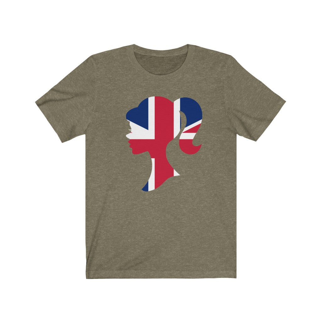 United Kingdom Girl Flag Premium Tee - Unisex