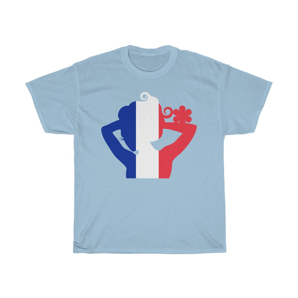 France Lady Flag Standard Tee - Unisex