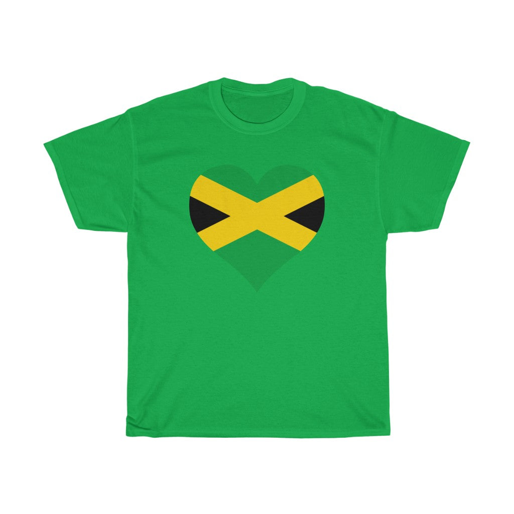 Jamaica Heart Flag Standard Tee - Unisex