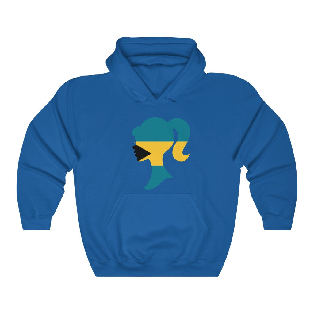 Bahamas Girl Flag Hoodie Sweatshirt - Unisex
