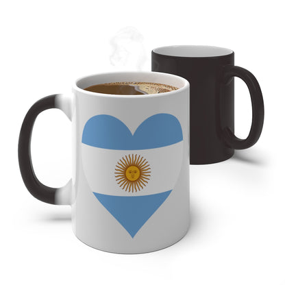 Argentina Heart Color Changing Mug