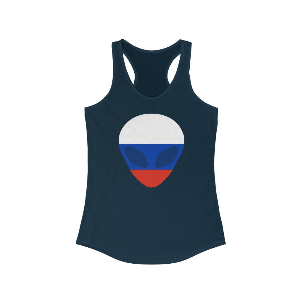 Russia Alien Flag Tank - Women