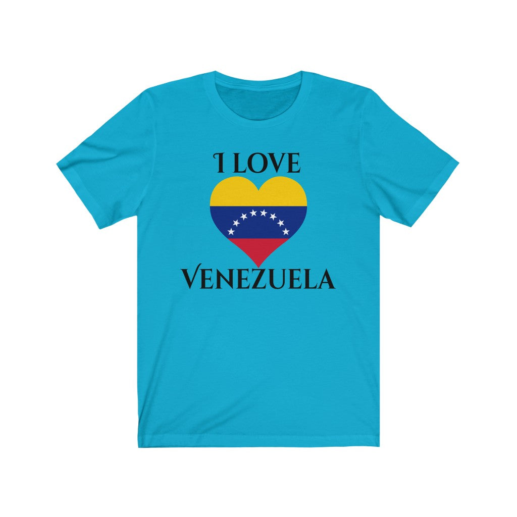 Venezuela Heart Flag Premium Tee 1 - Unisex