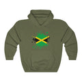 Jamaica Splat Flag Hoodie Sweatshirt - Unisex