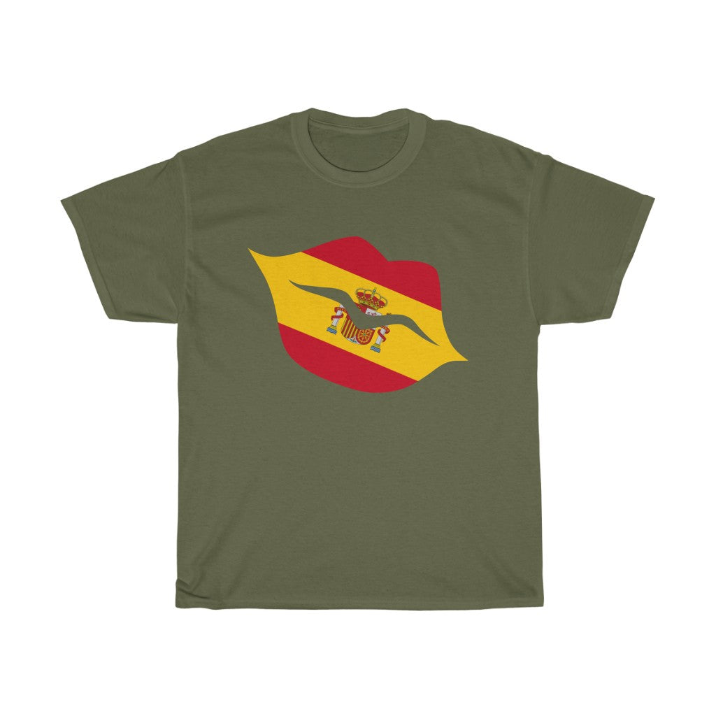 Spain Lips Flag Standard Tee - Unisex