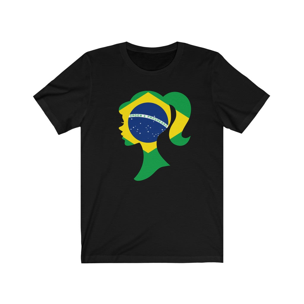Brazil Girl Flag Premium Tee - Unisex
