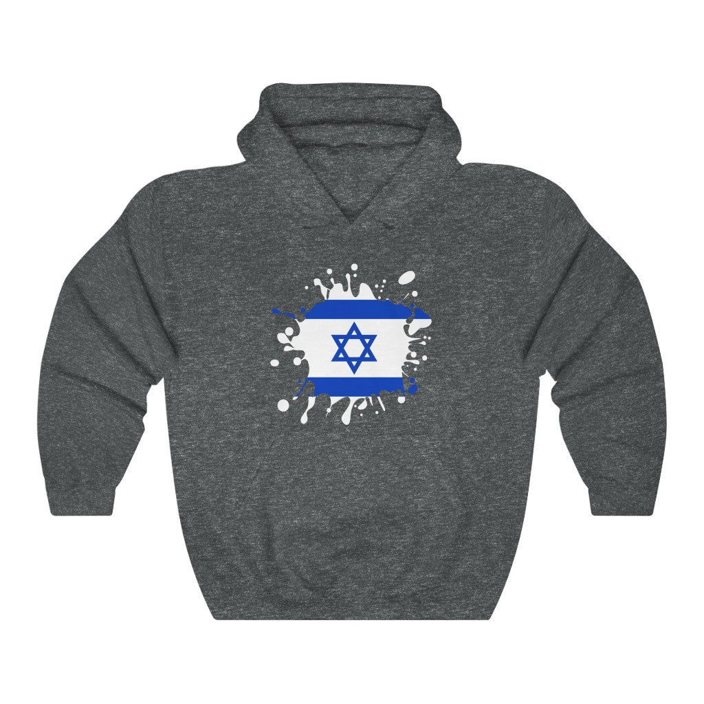 Israel Splat Flag Hoodie Sweatshirt - Unisex