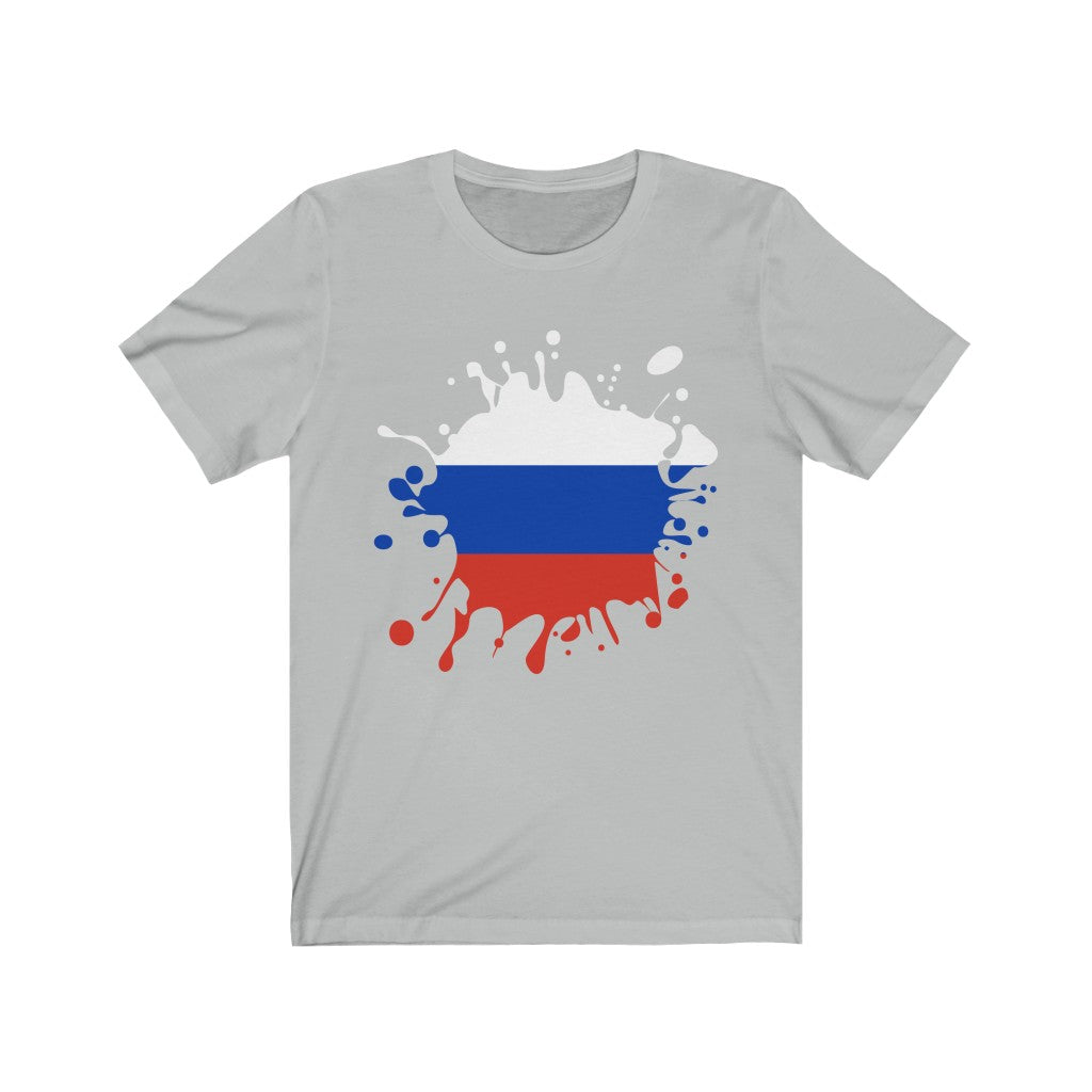 Russia Splat Flag Premium Tee - Unisex