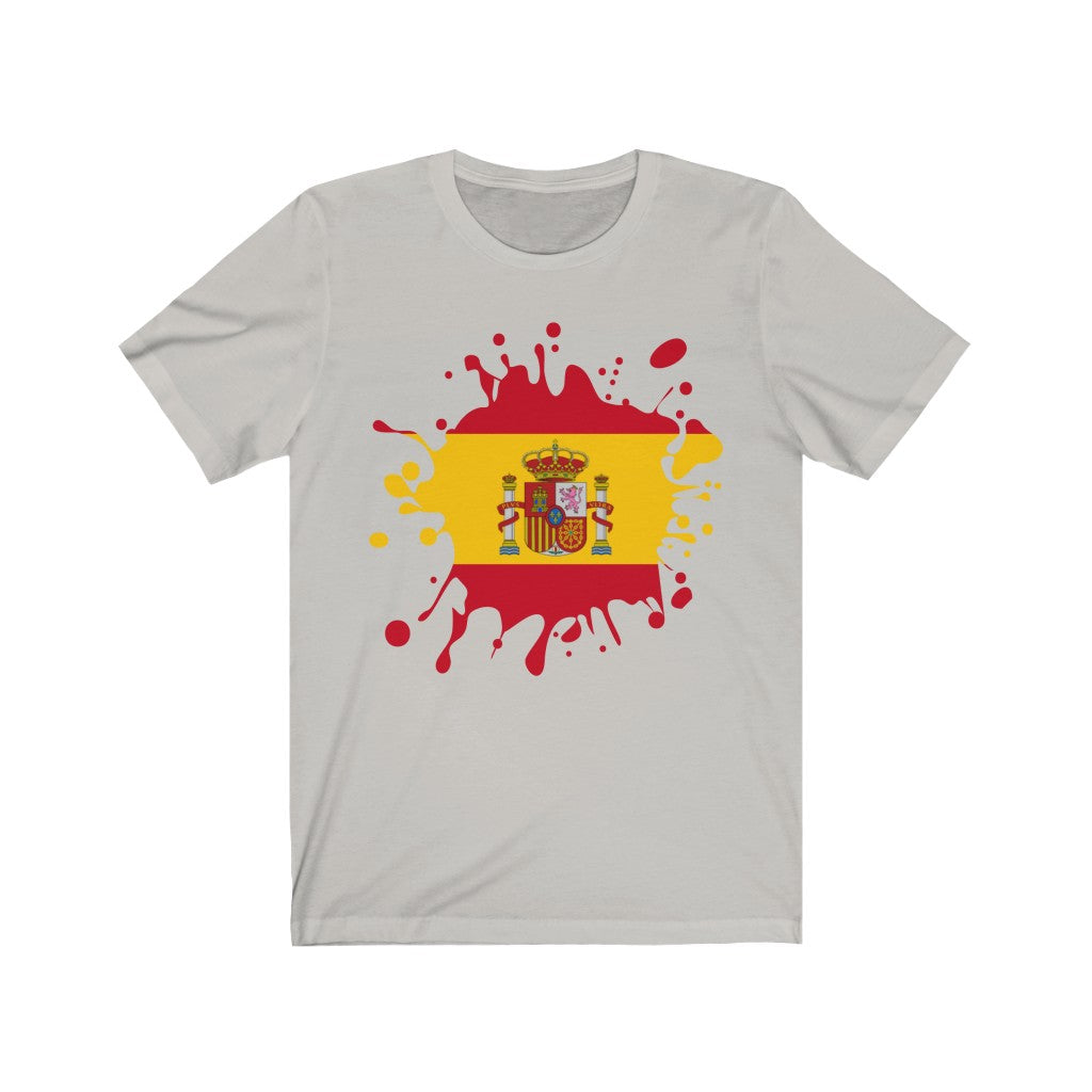 Spain Splat Flag Premium Tee - Unisex