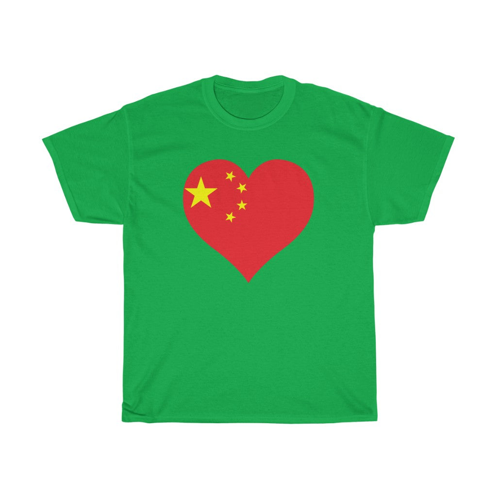 China Heart Flag Standard Tee - Unisex