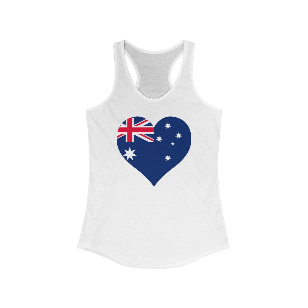 Australia Heart Flag Tank - Women