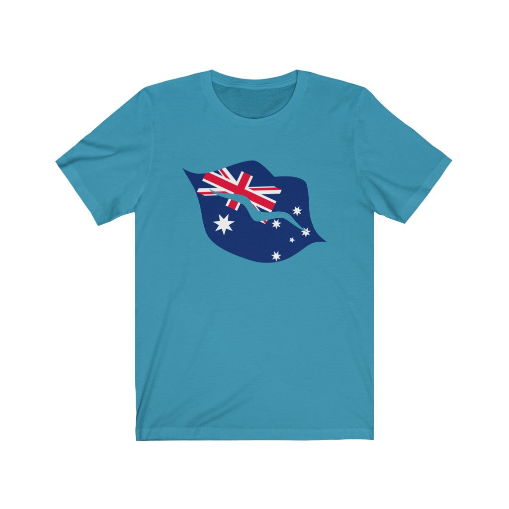 Australia Lips Flag Premium Tee - Unisex
