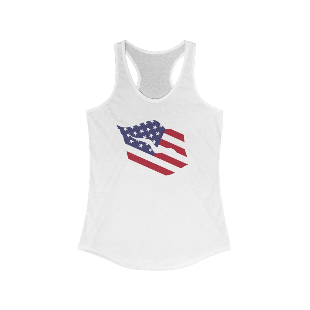 United States of America Lips Flag Tank - Women