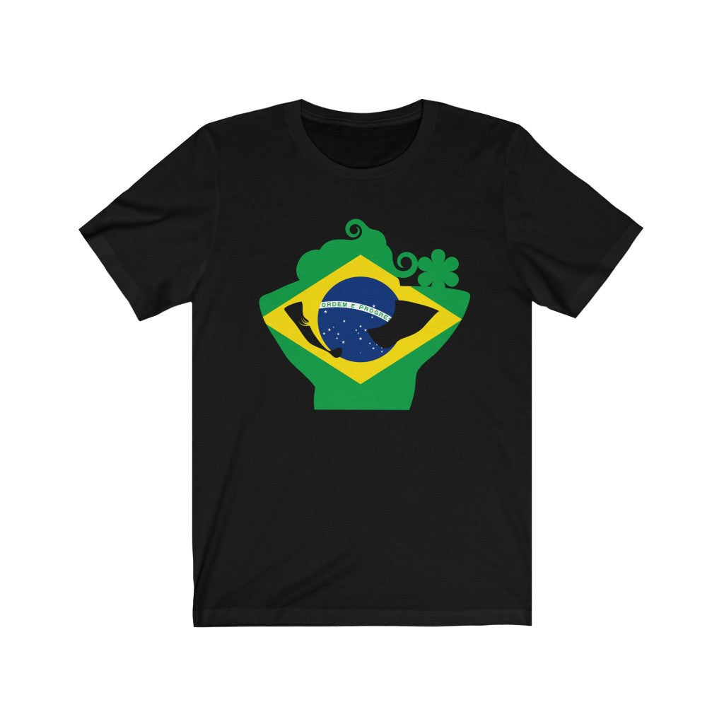 Brazil Lady Flag Premium Tee - Unisex