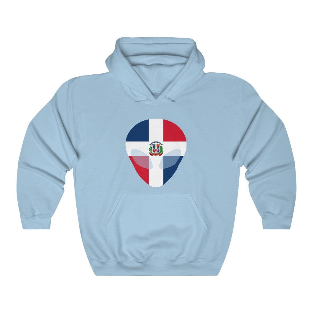 Dominican Republic Alien Flag Hoodie Sweatshirt - Unisex
