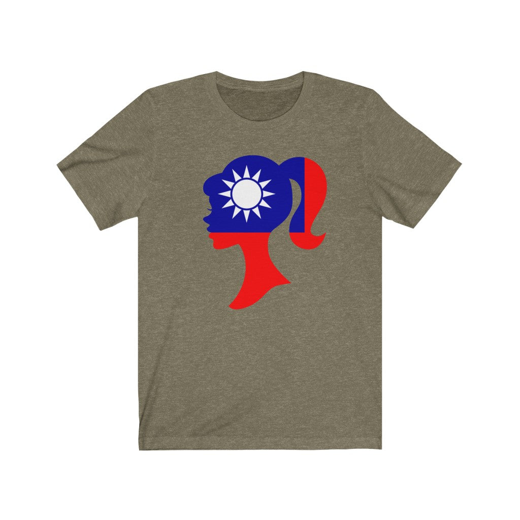 Republic of China - Taiwan Girl Flag Premium Tee - Unisex