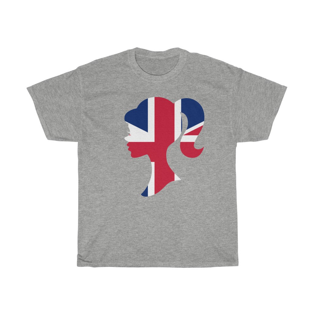 United Kingdom Girl Flag Standard Tee - Unisex
