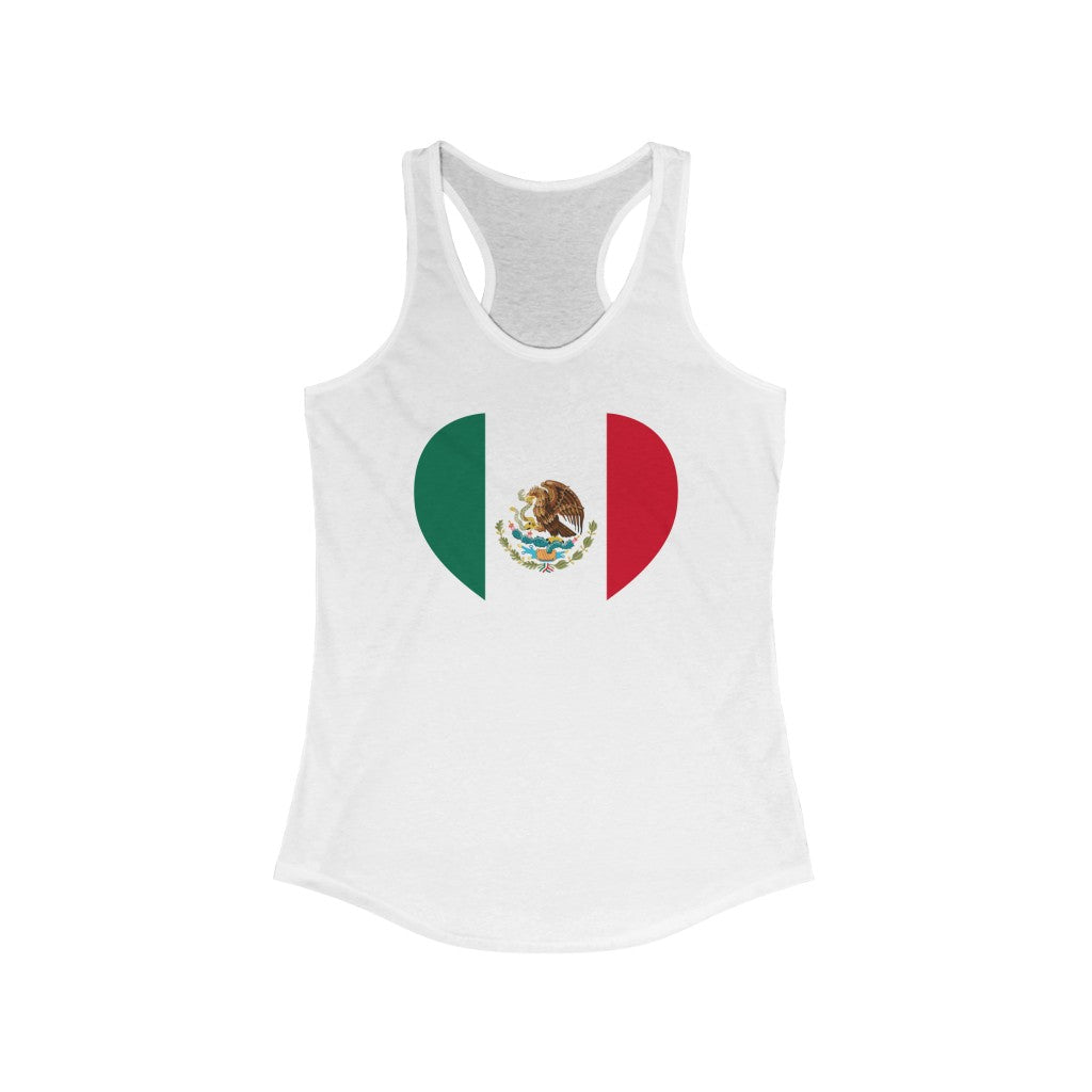 Mexico Heart Flag Tank - Women