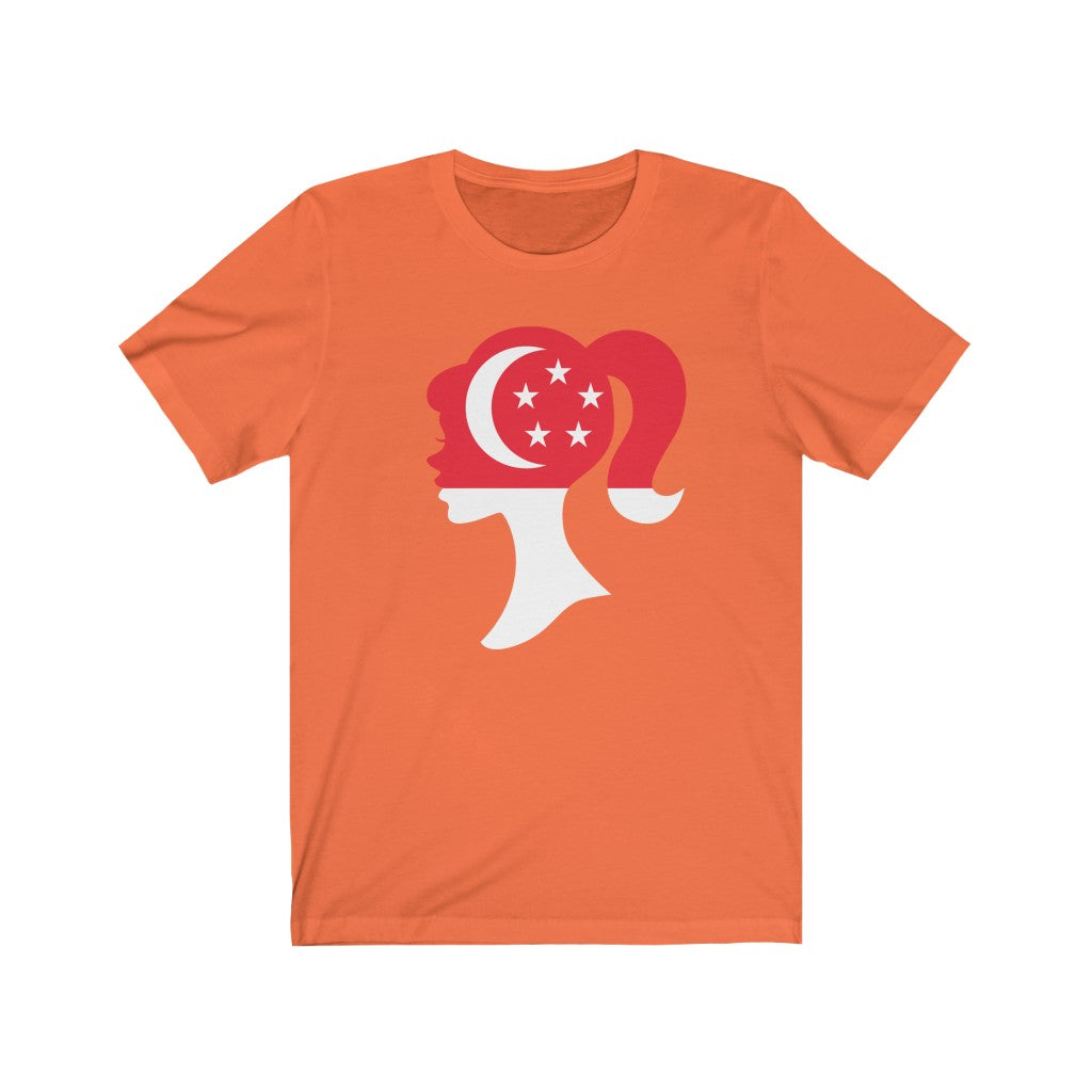 Singapore Girl Flag Premium Tee - Unisex