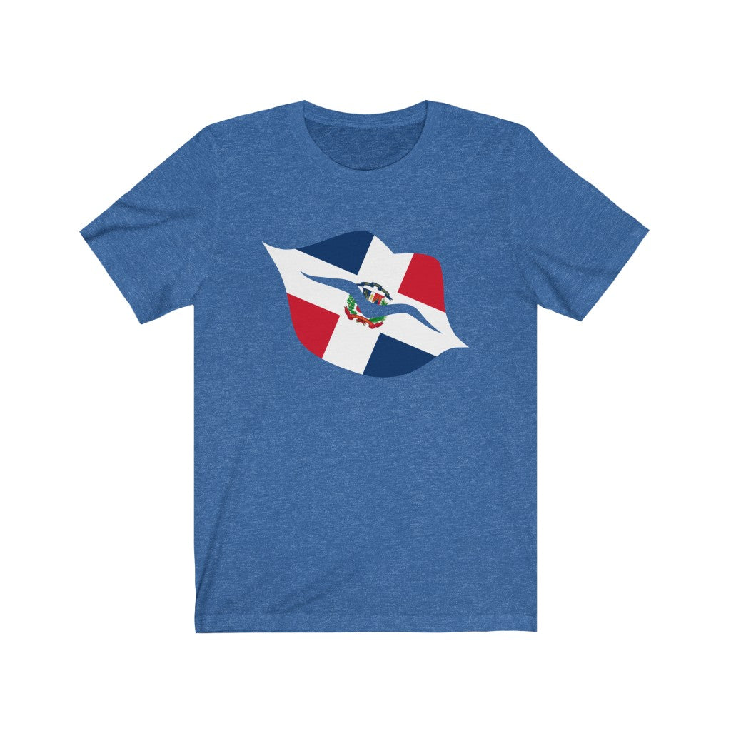 Dominican Republic Lips Flag Premium Tee - Unisex