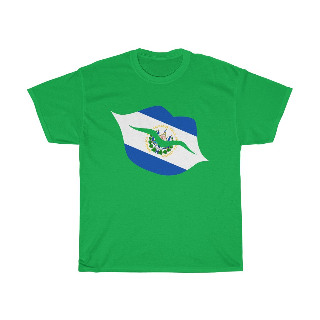 El Salvador Lips Flag Standard Tee - Unisex