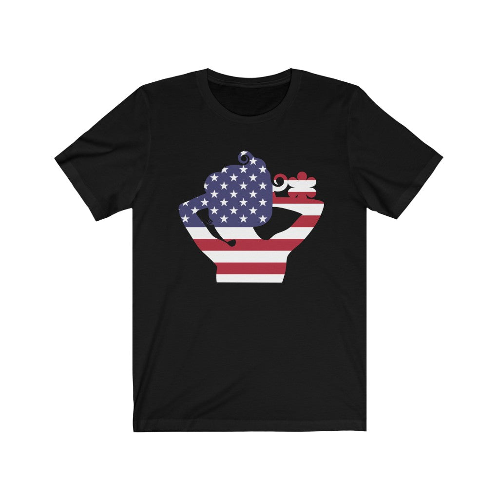 United States of America Lady Flag Premium Tee - Unisex