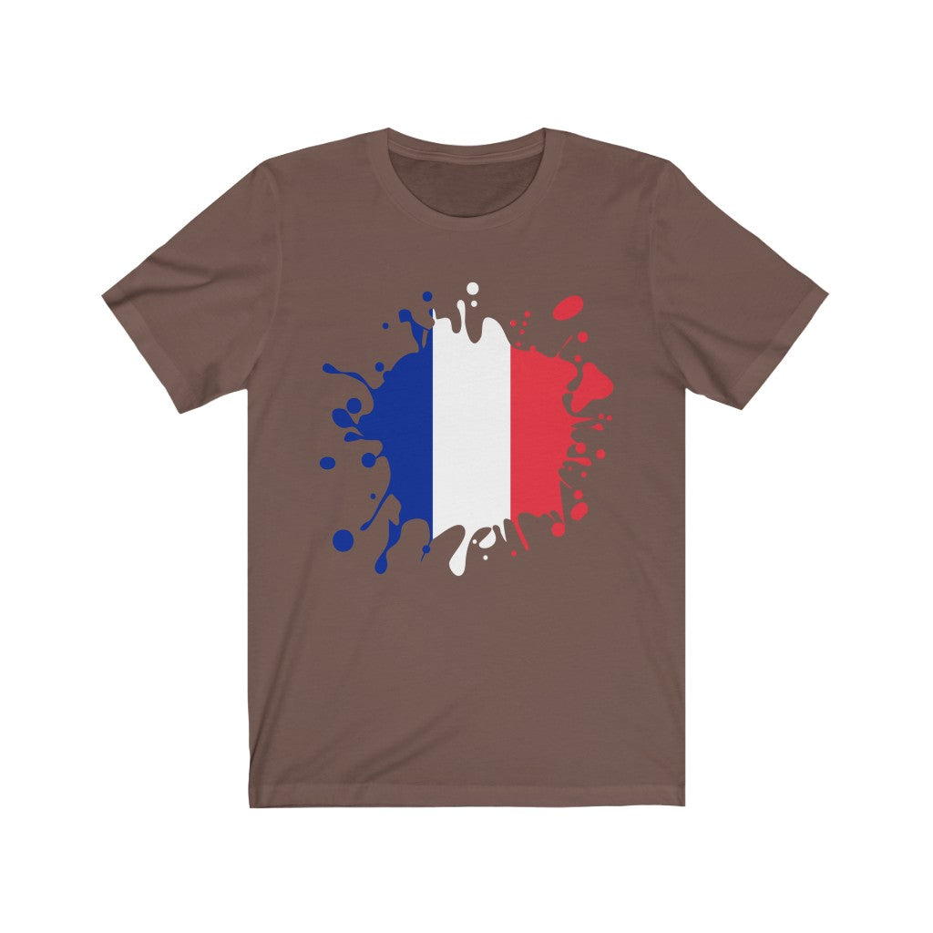 France Splat Flag Premium Tee - Unisex