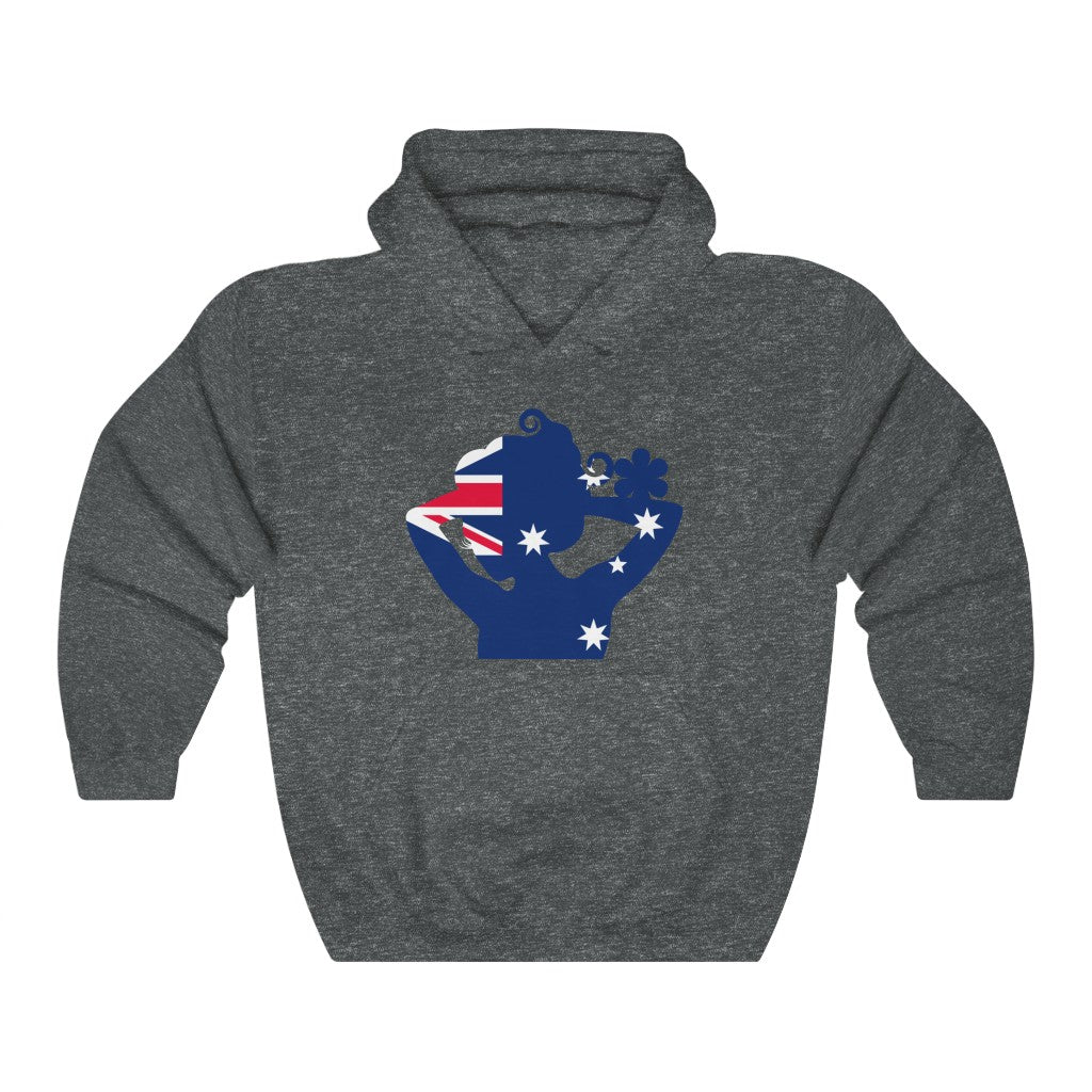 Australia Lady Flag Hoodie Sweatshirt - Unisex