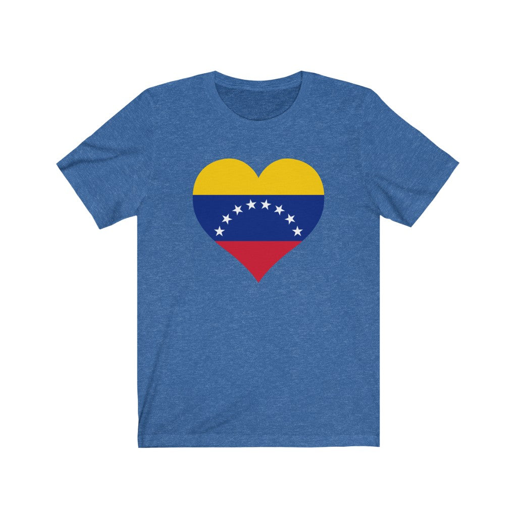 Venezuela Heart Flag Premium Tee - Unisex