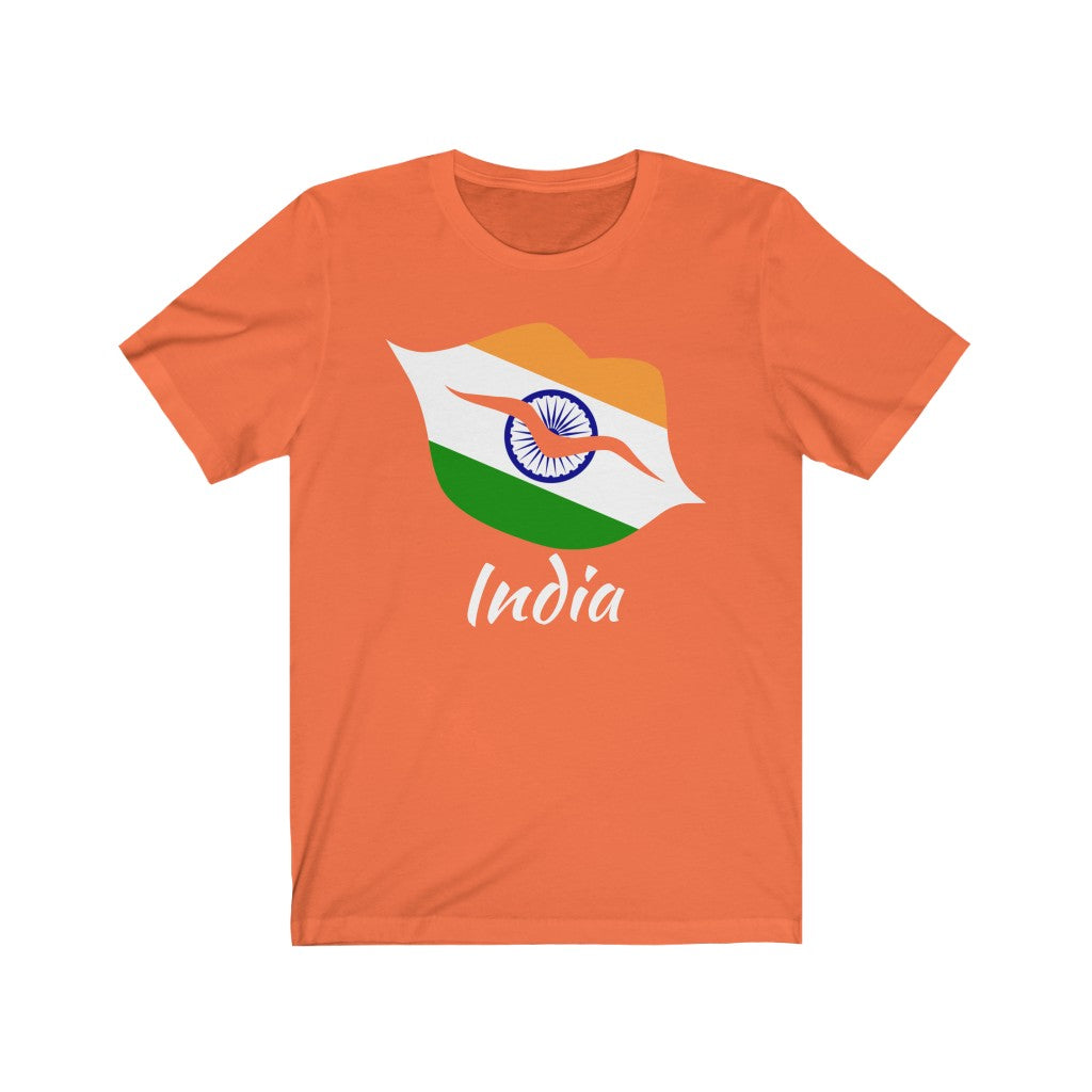India Lips Flag Premium Tee 2 - Unisex